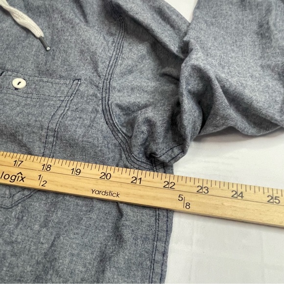 Levi's Blue Hooded Shirt Jacket - Picture 7 of 11